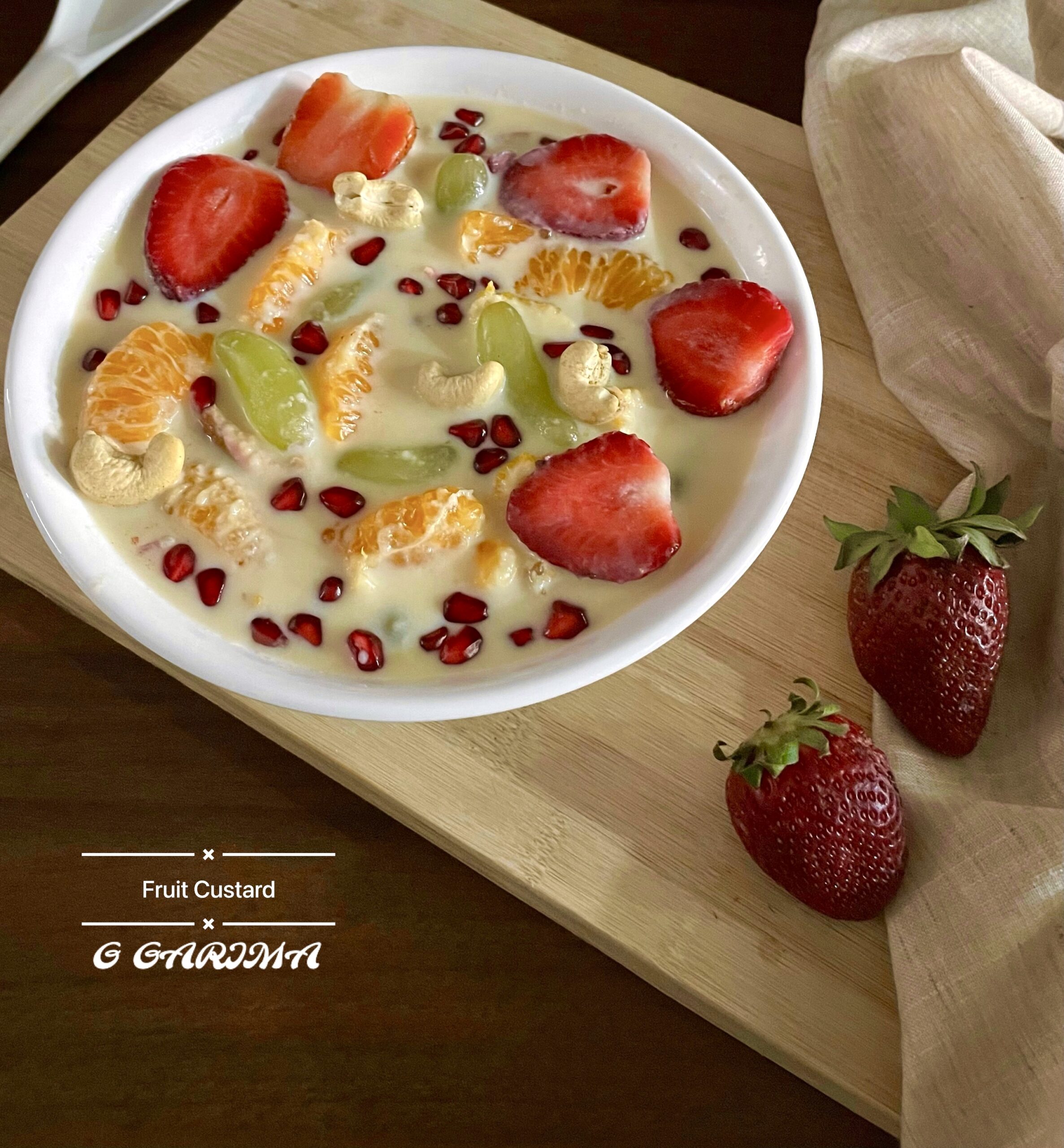 FRUIT CUSTARD RECIPE