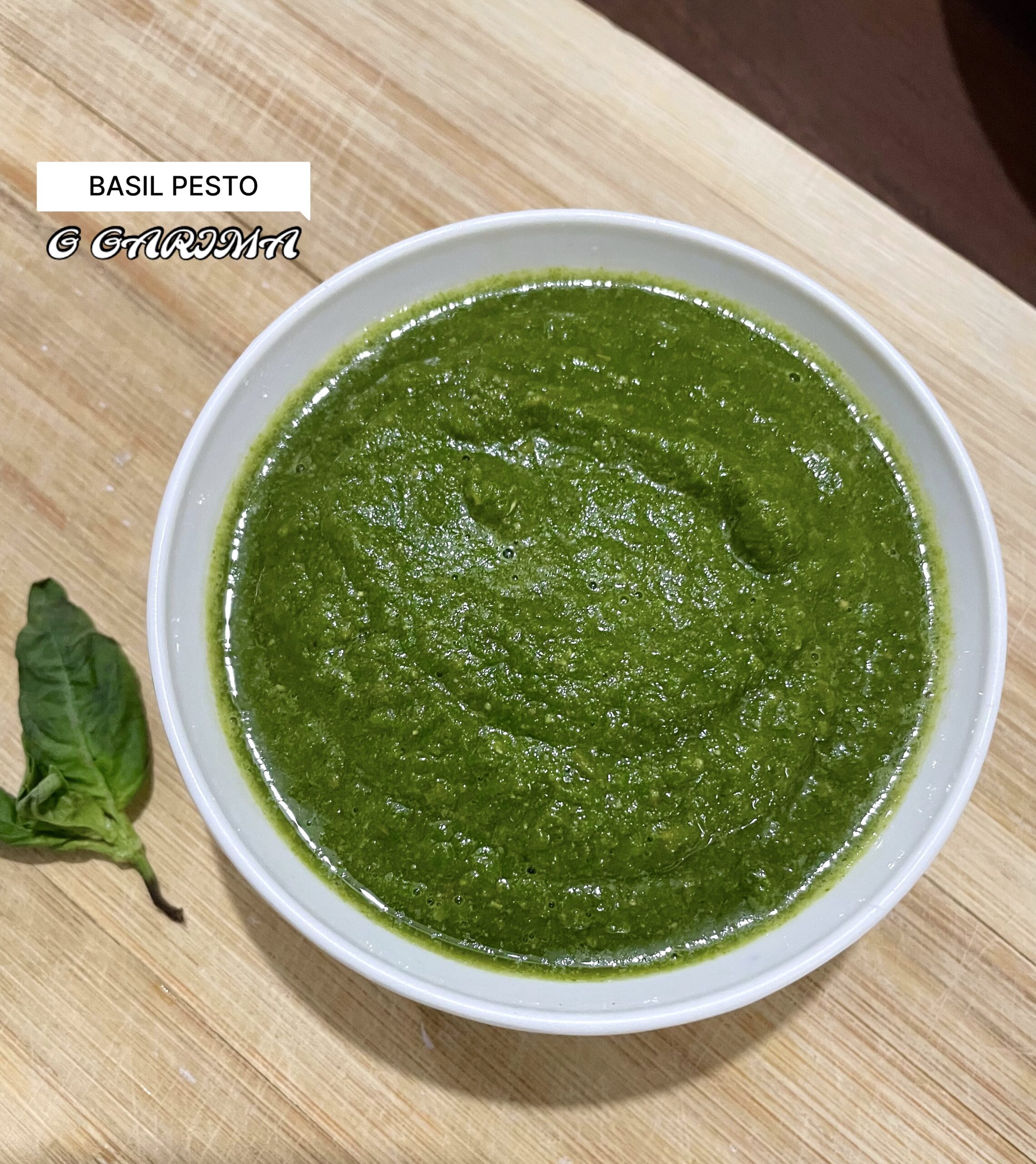 BASIL PESTO RECIPE