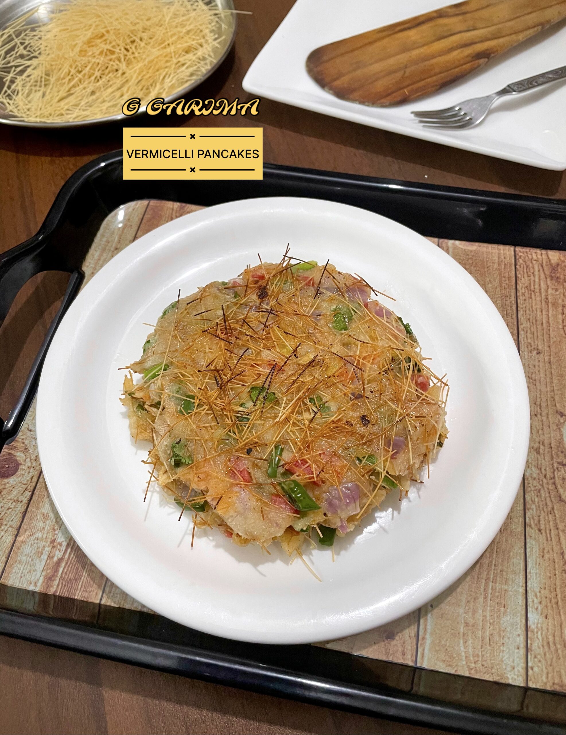 Vermicelli Pancakes Recipe | Veg Pancakes