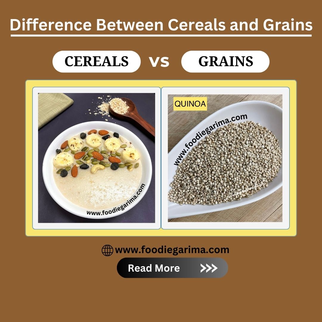 Difference Between Cereals and Grains