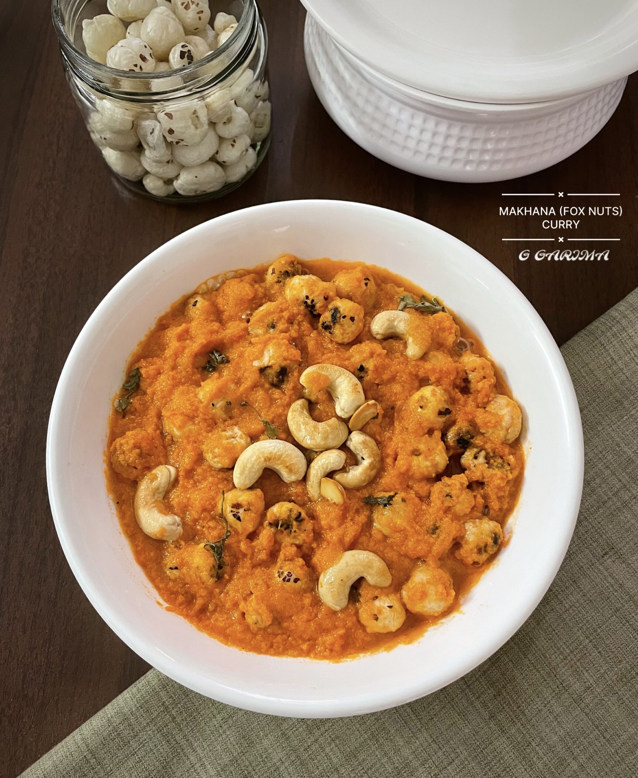 MAKHANA CURRY RECIPE | FOX NUTS CURRY